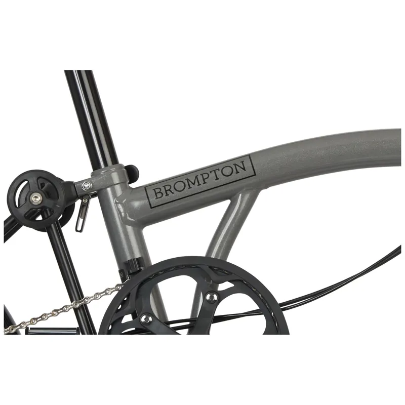 Brompton P-Line Urban Mid Bar M4L Storm Grey Metallic-4